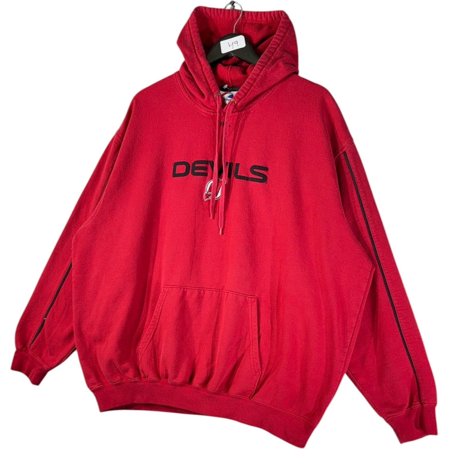 Vintage Majestic Devils NHL Team Logo Hoodie