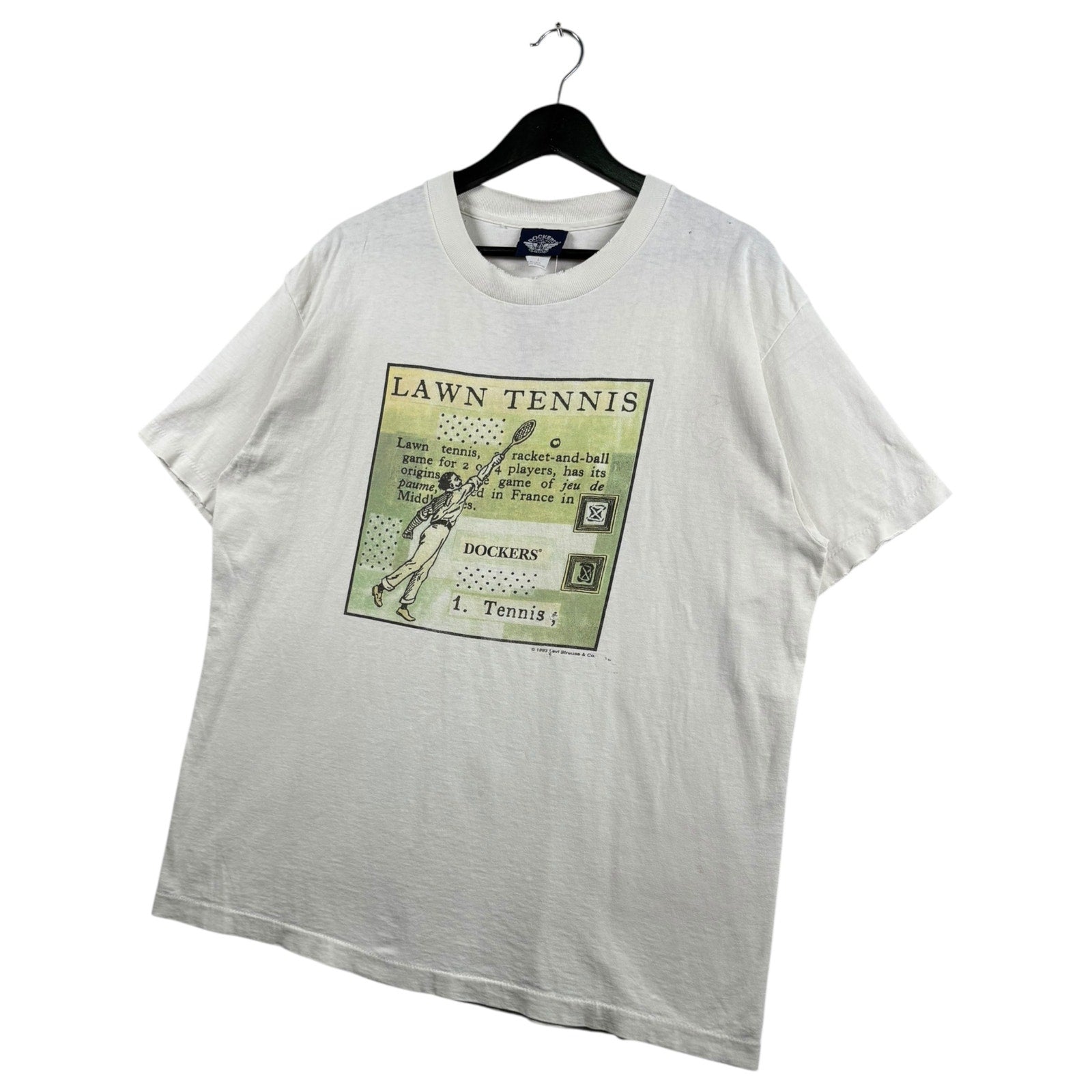 Vintage Dockers Lawn Tennis Graphic T-Shirt