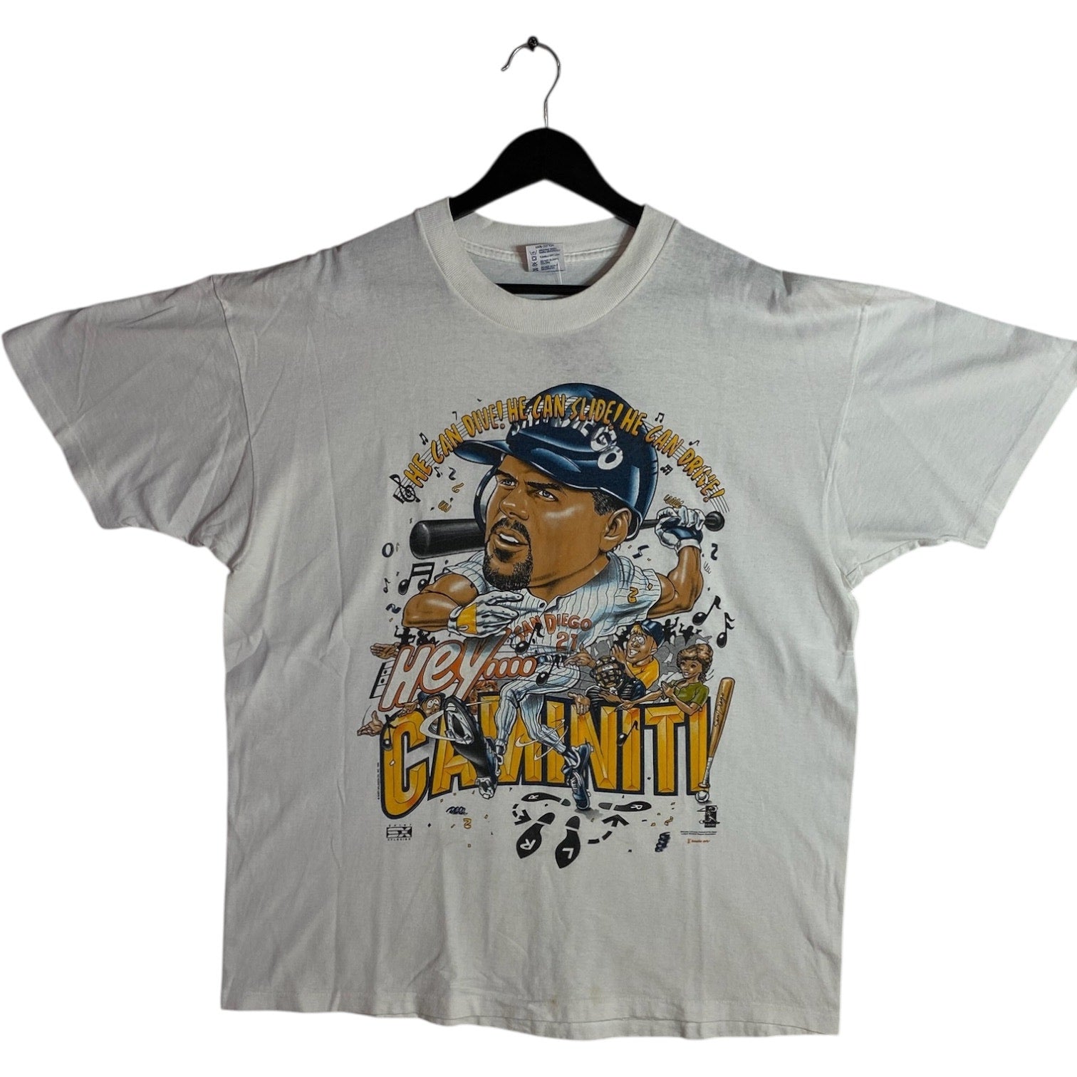 Vintage San Diego Padres Ken Caminiti MLB T-Shirt