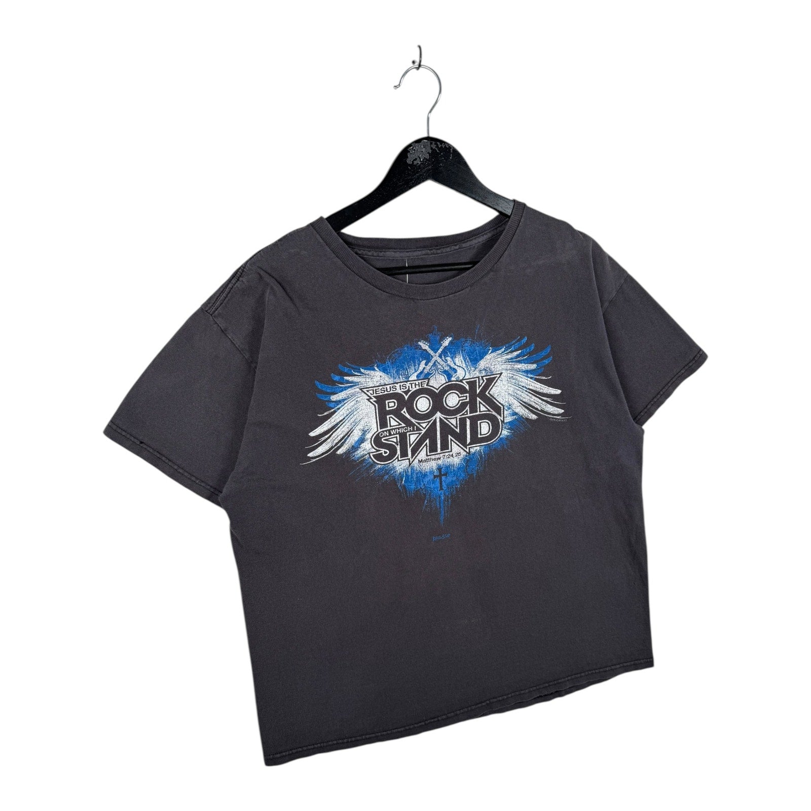 Vintage Christian “Jesus the Rock On Which I Stand” Wings T-Shirt