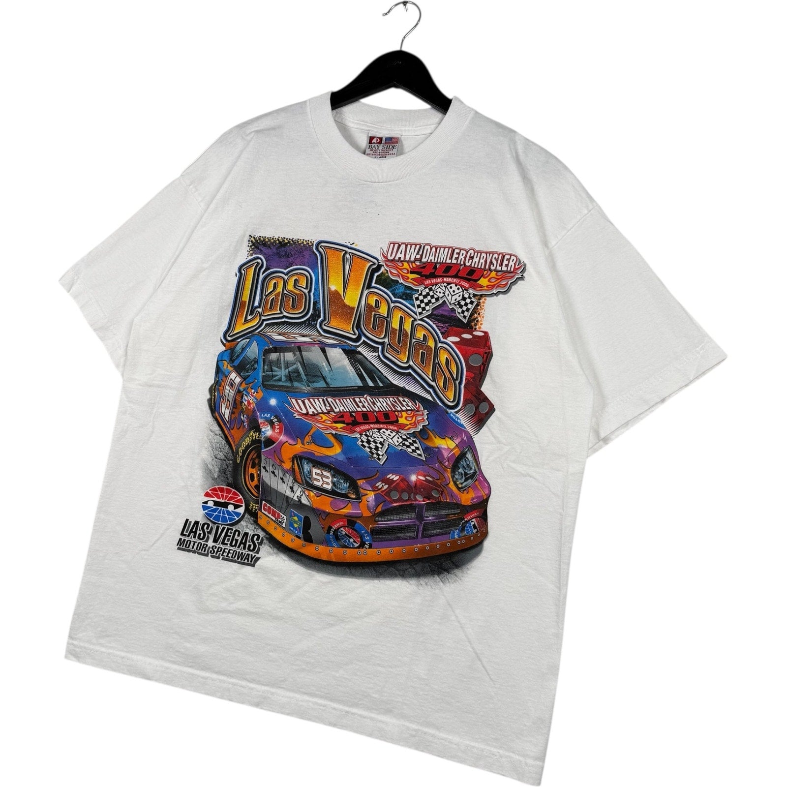 Vintage NASCAR UAW-Daimler Chrysler 400 Tee