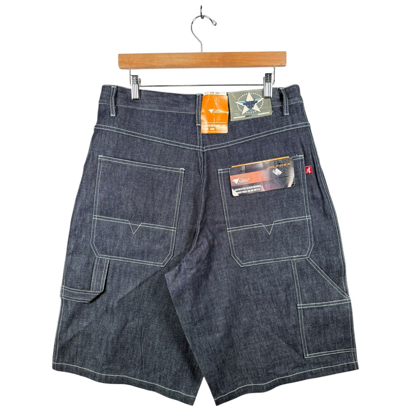 Vintage Delf USA Carpenter Denim Shorts 36