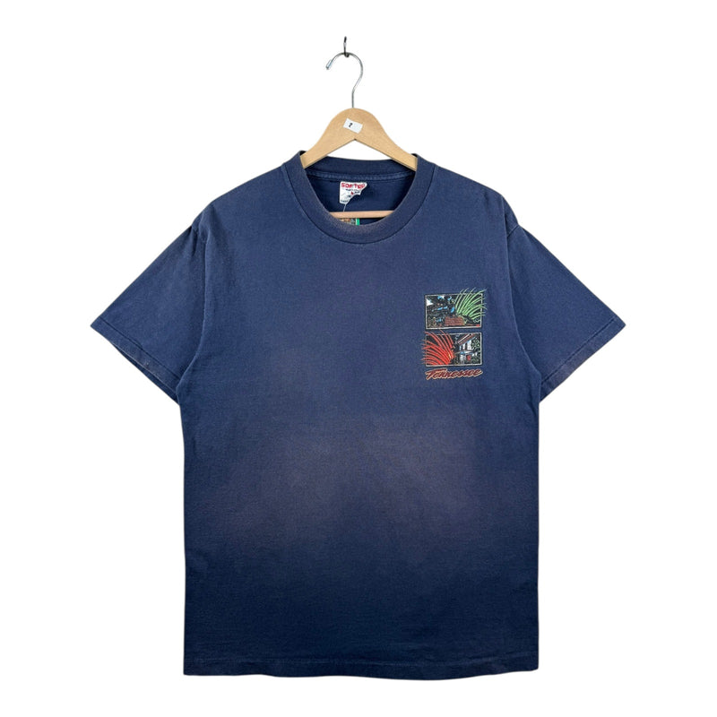 Vintage Tennessee Train House Graphic T-Shirt