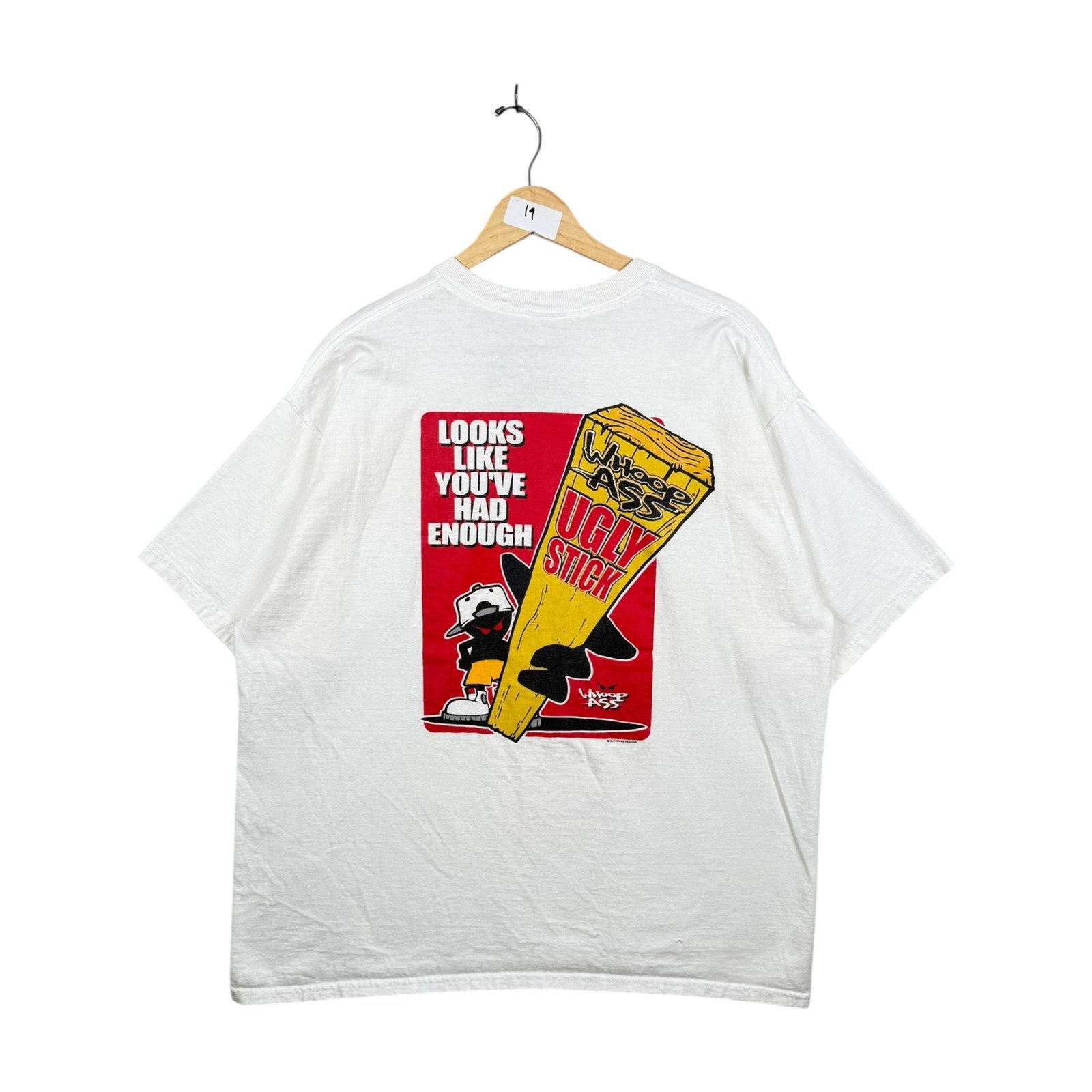 Vintage Whoop Ass Ugly Stick Graphic T-Shirt