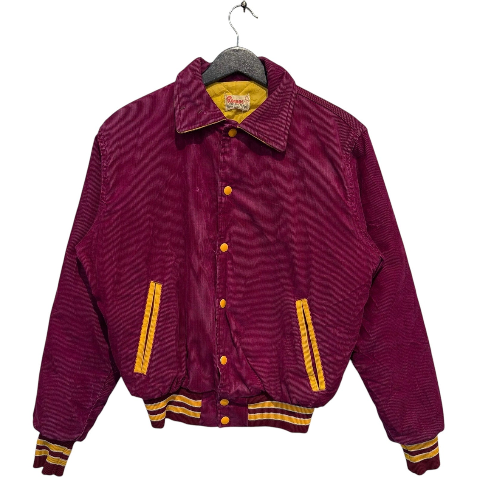 Vintage Rennoe Whitehall Corduroy Varsity Jacket 70s