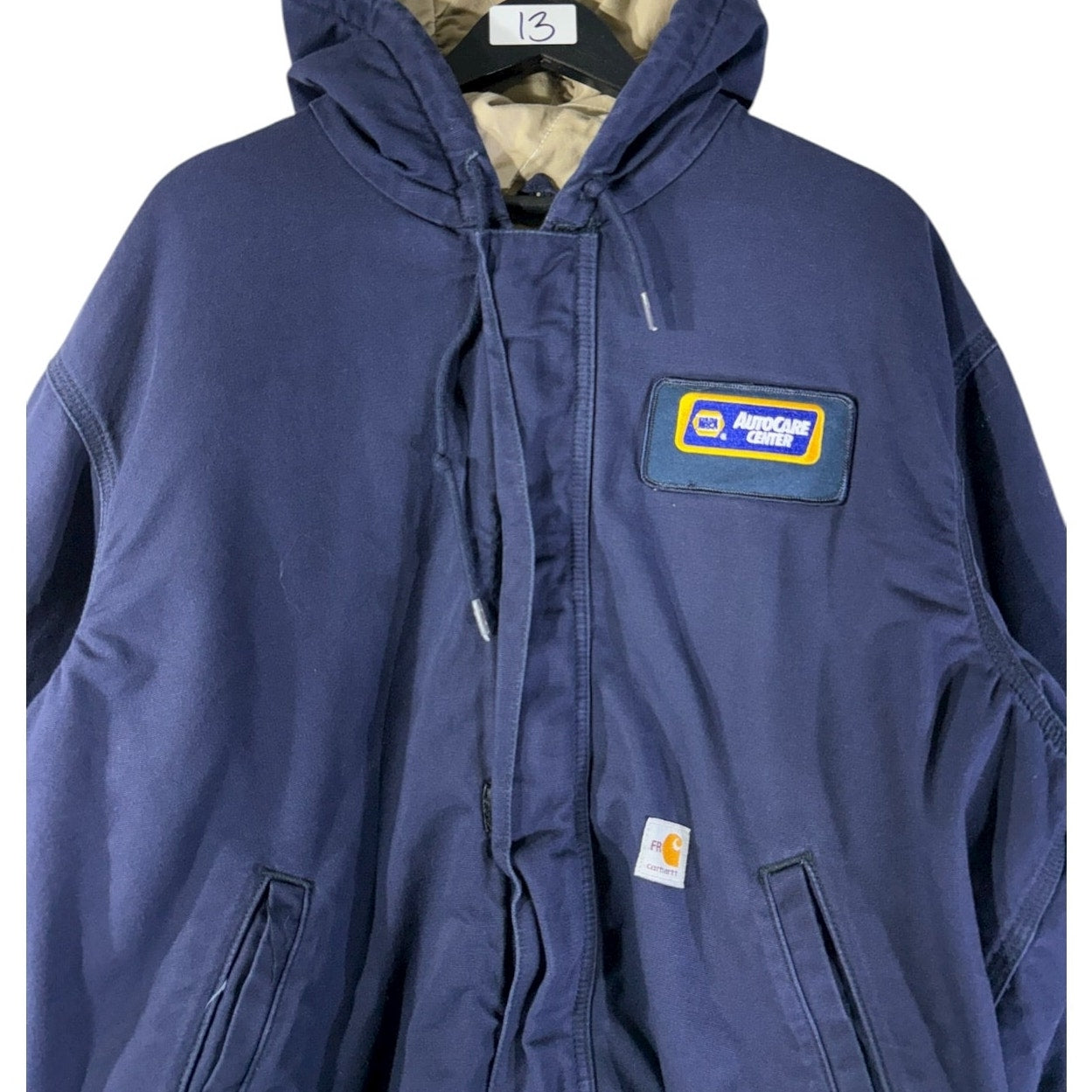 Vintage Carhartt Quilted Lined Hooded Workwear Jacket