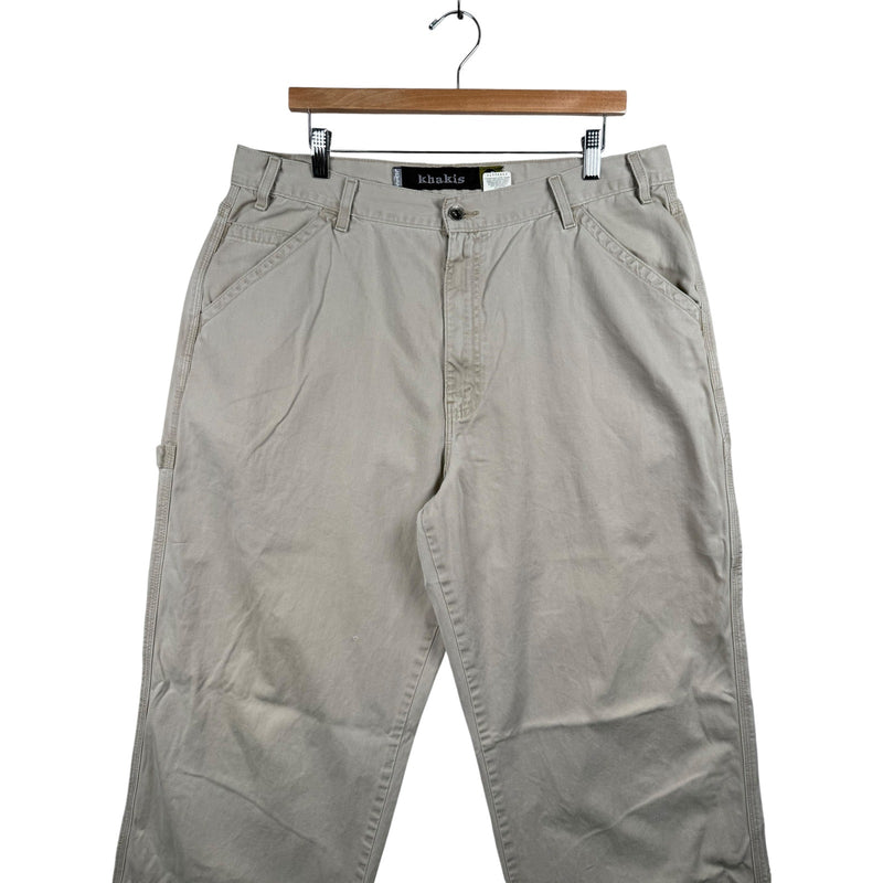 Vintage Levi's Khaki Silver Tab Jeans 38