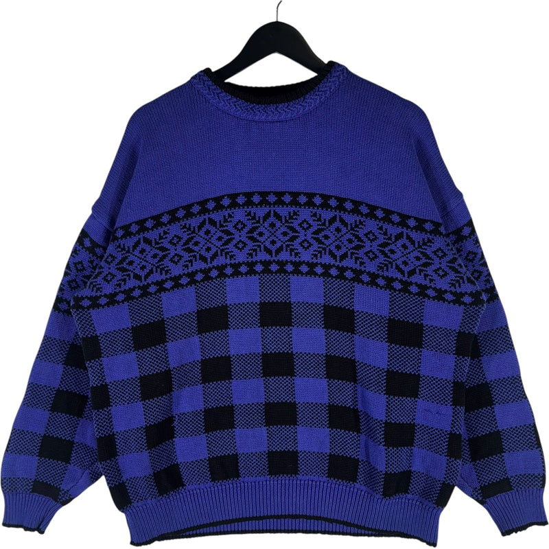 Vintage Gap Plaid Pullover Sweater