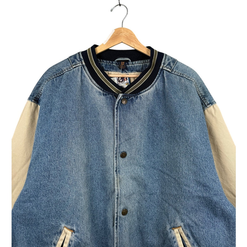 Vintage American Flag Denim Jacket