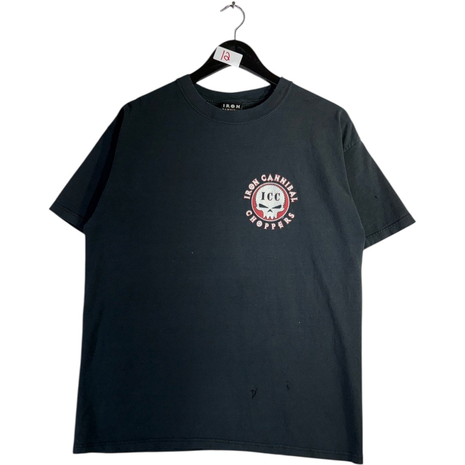 Vintage Iron Cannibal Choppers Biker T-Shirt