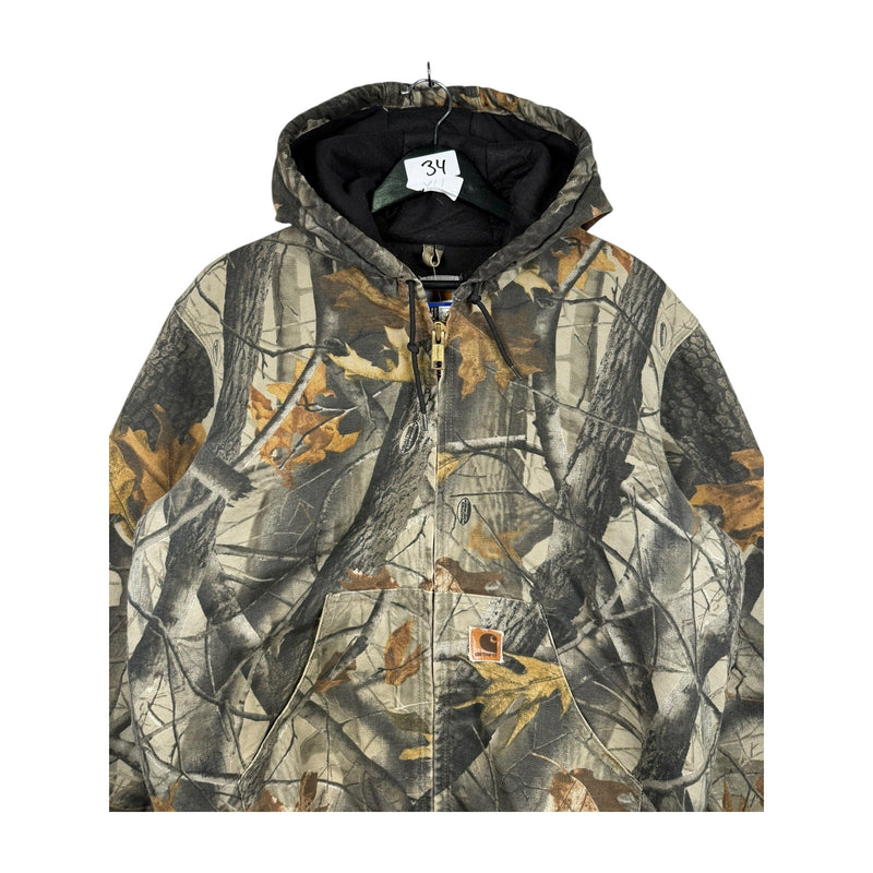 Vintage Carhartt Realtree Camo Full Zip Hoodie