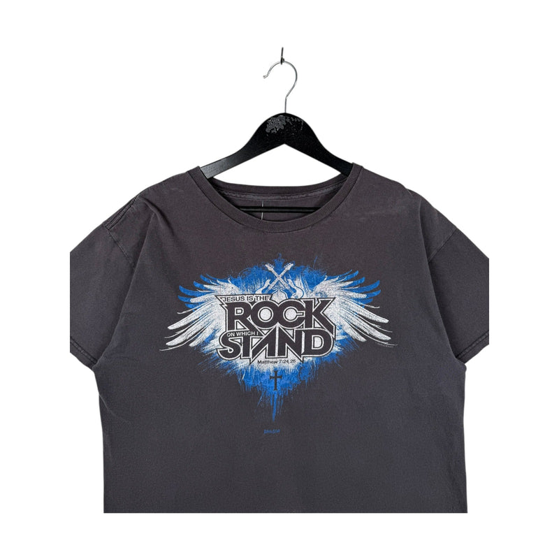 Vintage Christian “Jesus the Rock On Which I Stand” Wings T-Shirt