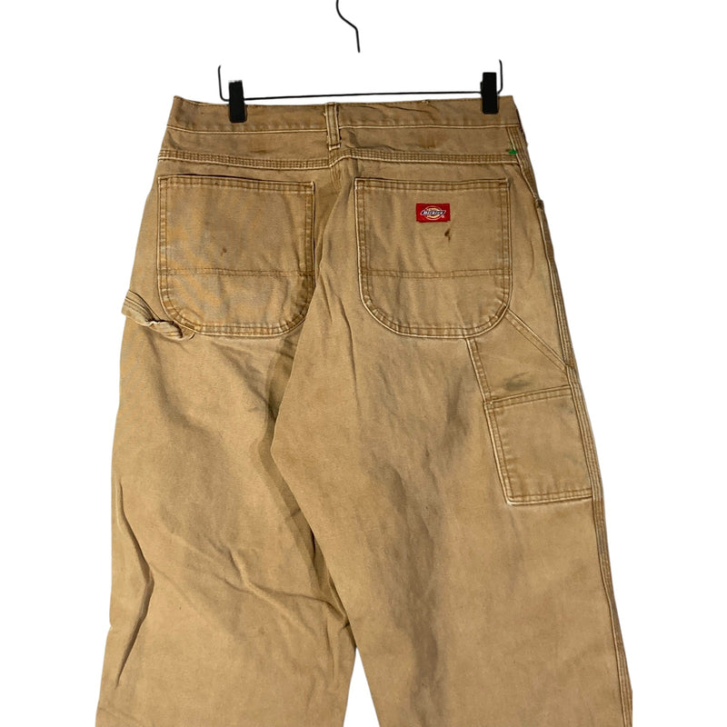 Vintage Dickies Khaki Workwear Carpenter Pants 32x30