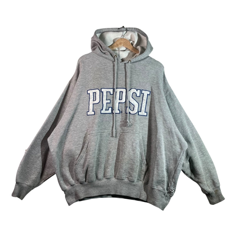 Vintage Pepsi Logo Embroidered Hoodie