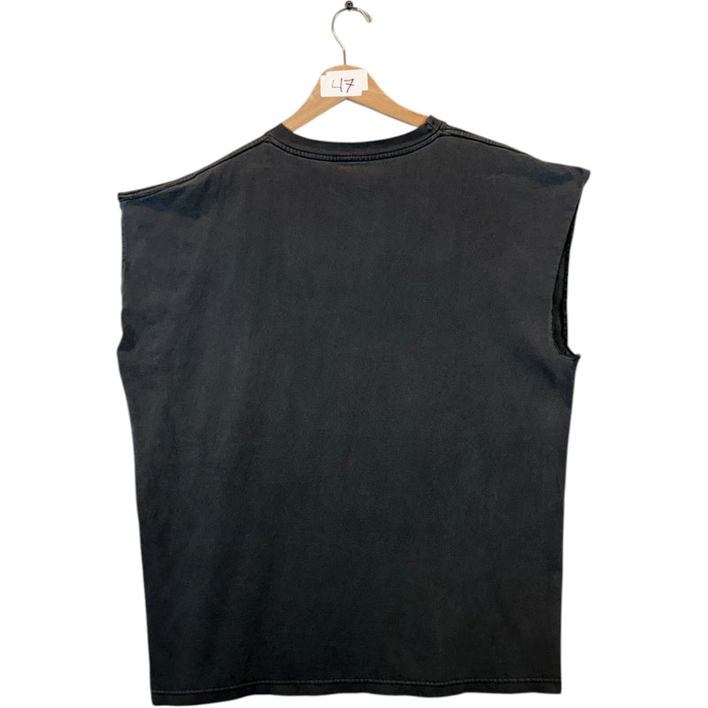 Vintage Danzig Skull Cut-out Muscle Sleeve Tank Top