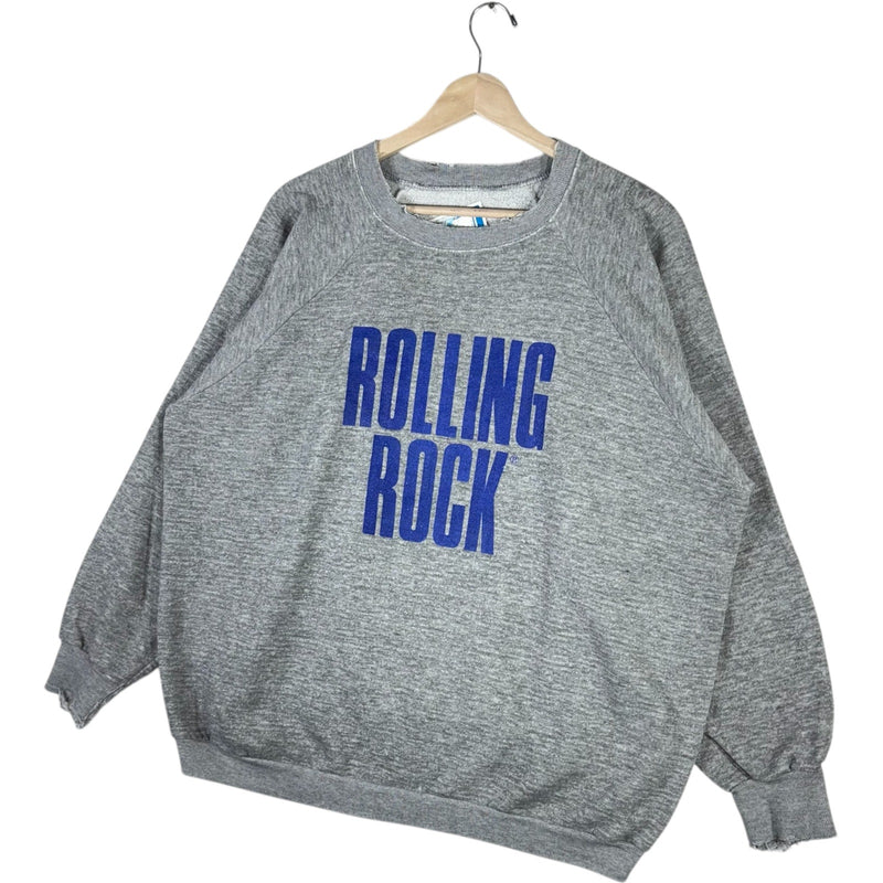 Vintage Rolling Rock Spellout Beer Crewneck