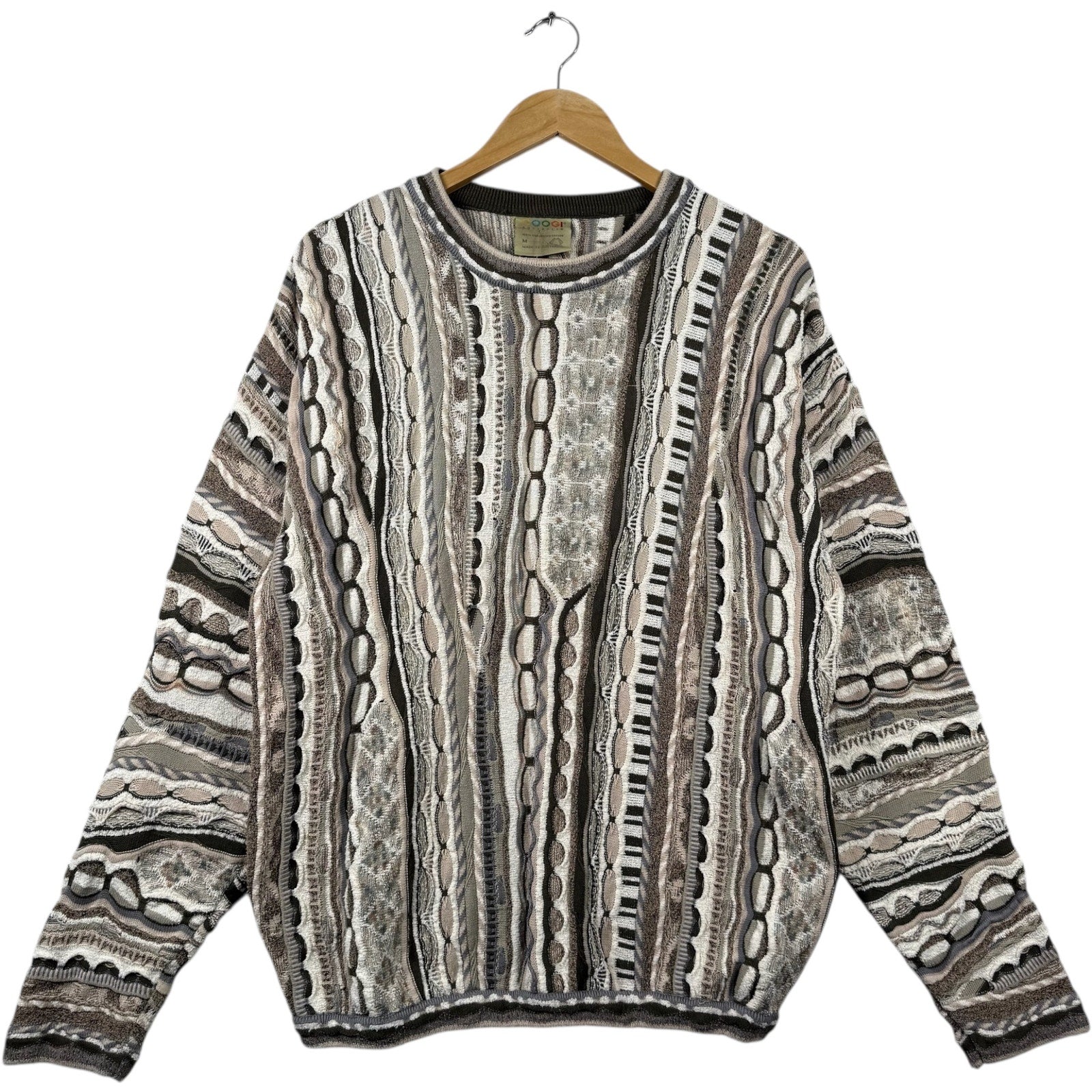 Vintage Coogi 3D Knit Textured Sweater