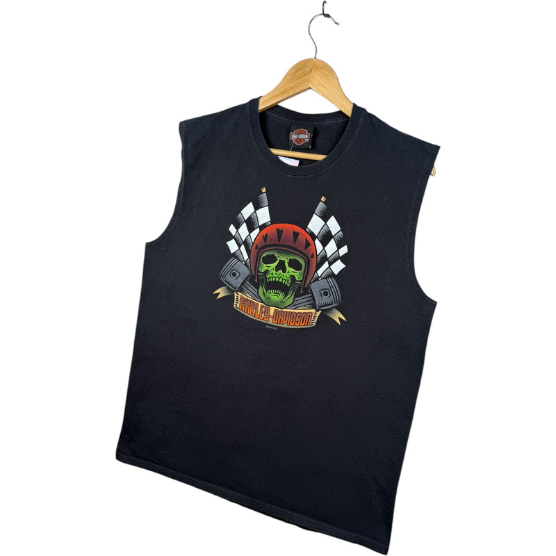 Vintage Harley Davidson Bayside Portsmouth Muscle Tee