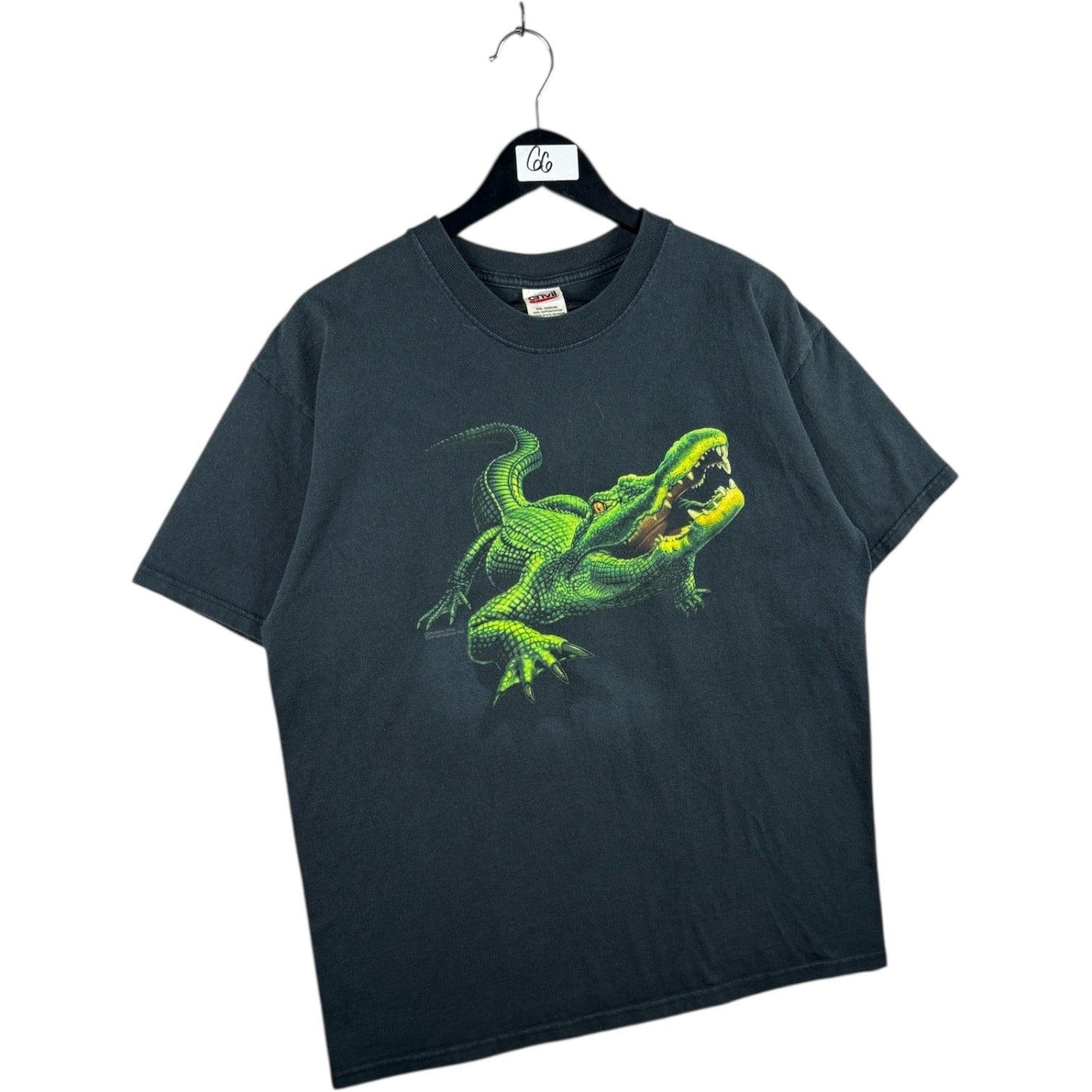 Vintage Alligator Print T-Shirt