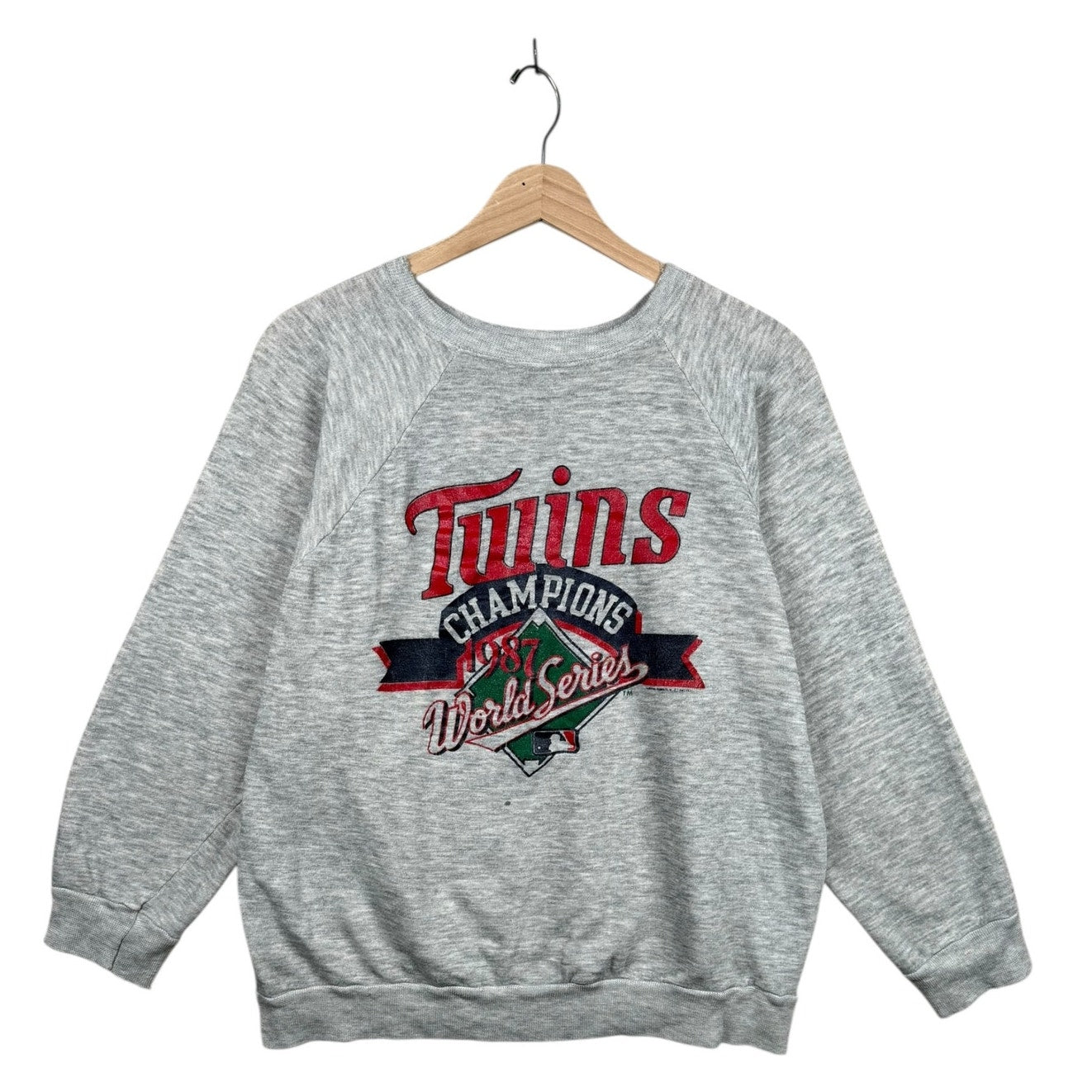 Vintage Women's Minnesota Twins MLB World Series Crewneck 1987 XL