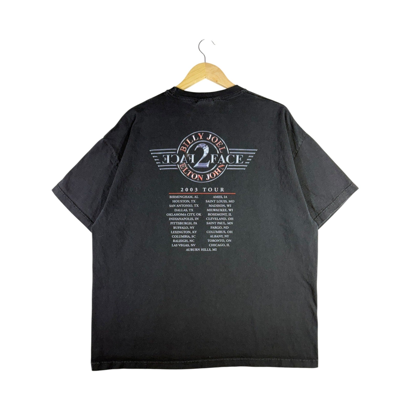 Vintage Billy & Elton Face 2 Face Tour T-Shirt