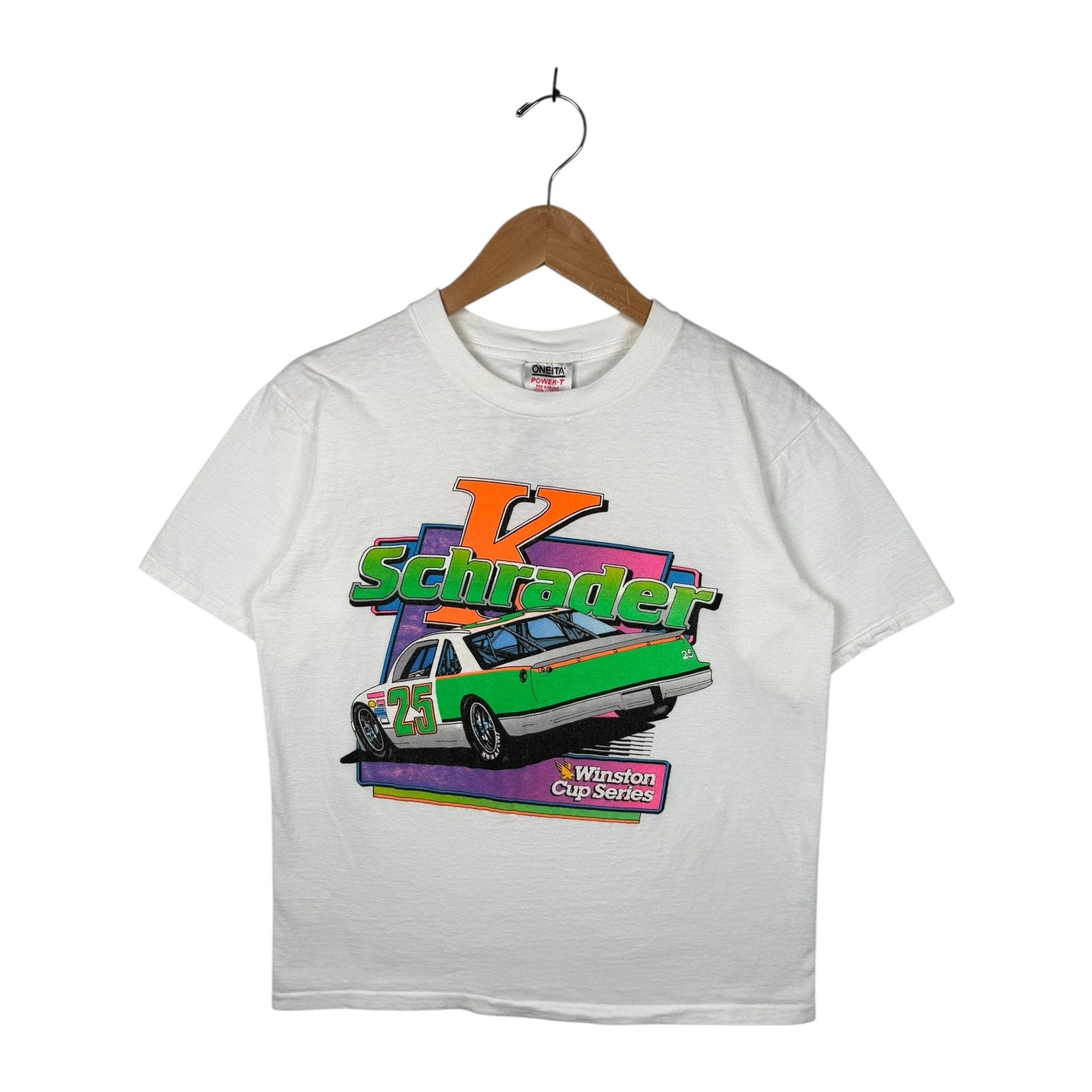 Vintage Ken Schrader #25 NASCAR Winston Cup T-Shirt