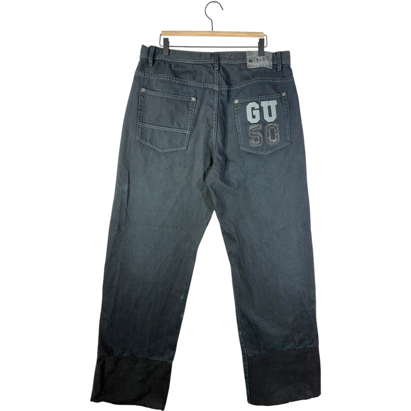 Vintage G-Unit Co. Fast Lane Motorcycle Biker Straight Leg Denim Jeans 36x30