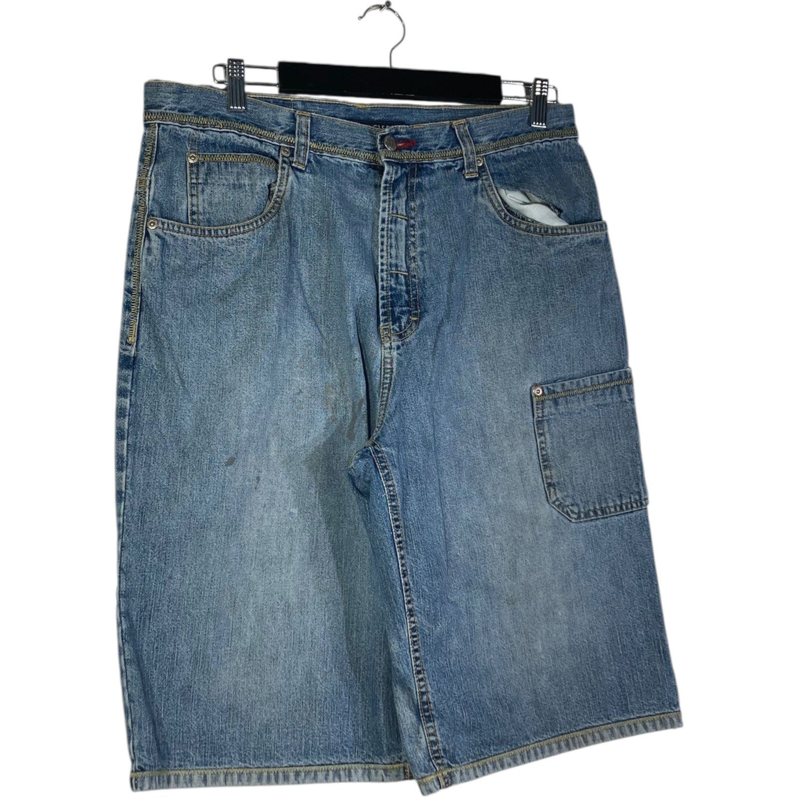Vintage Bugle Boy BBJC Denim Carpenter Shorts