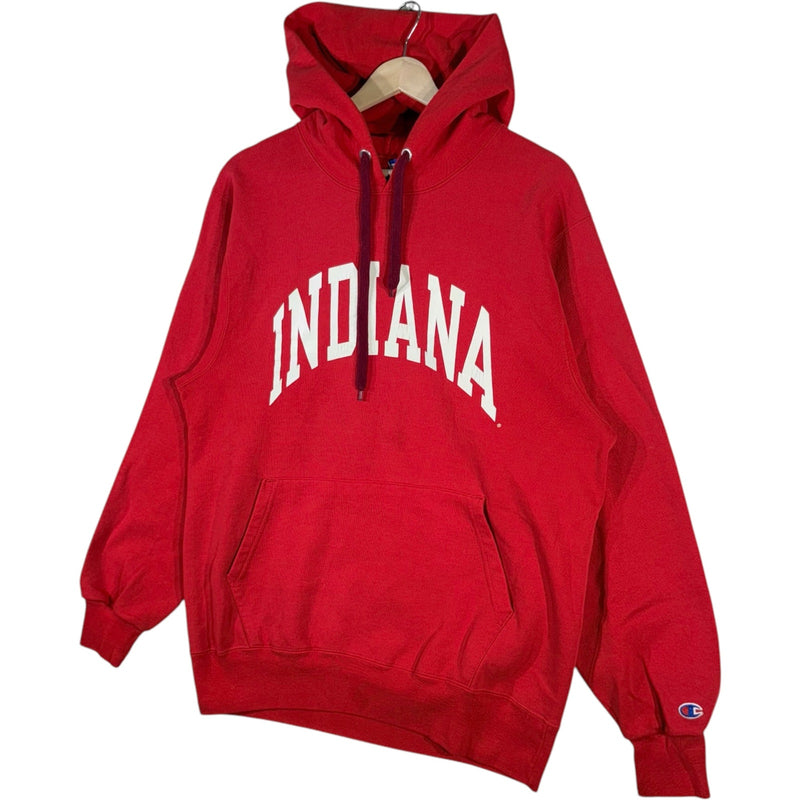 Vintage Champion Indiana University Spellout Hoodie