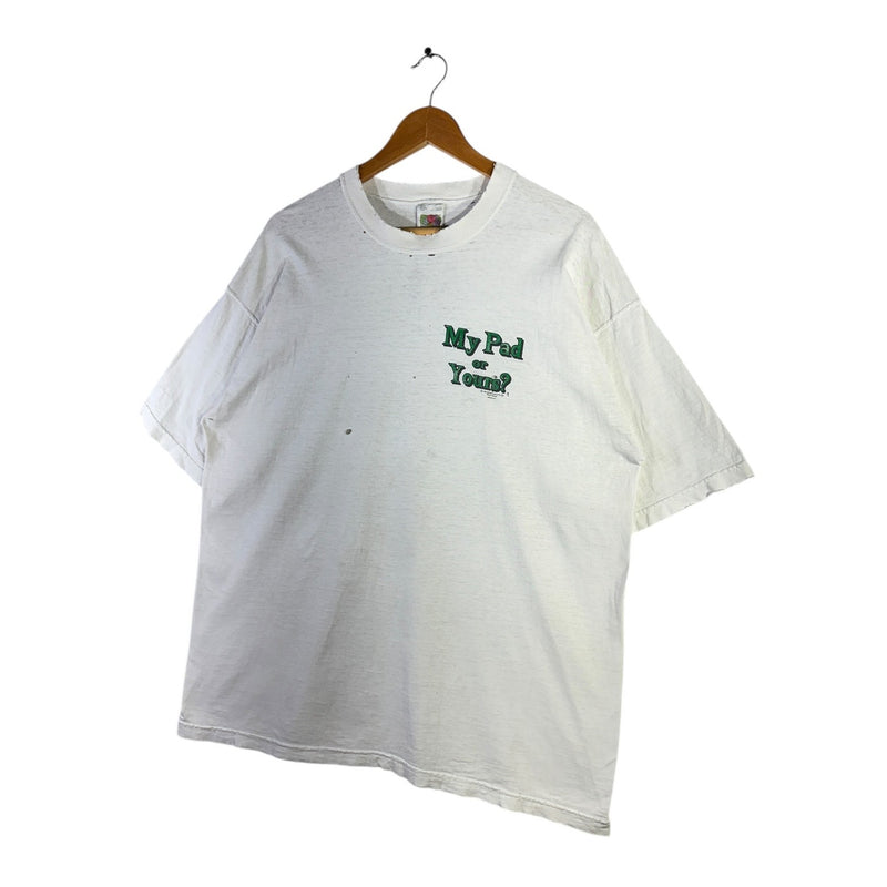 Vintage Budweiser "My Pad Or Yours?" Thrashed T-Shirt