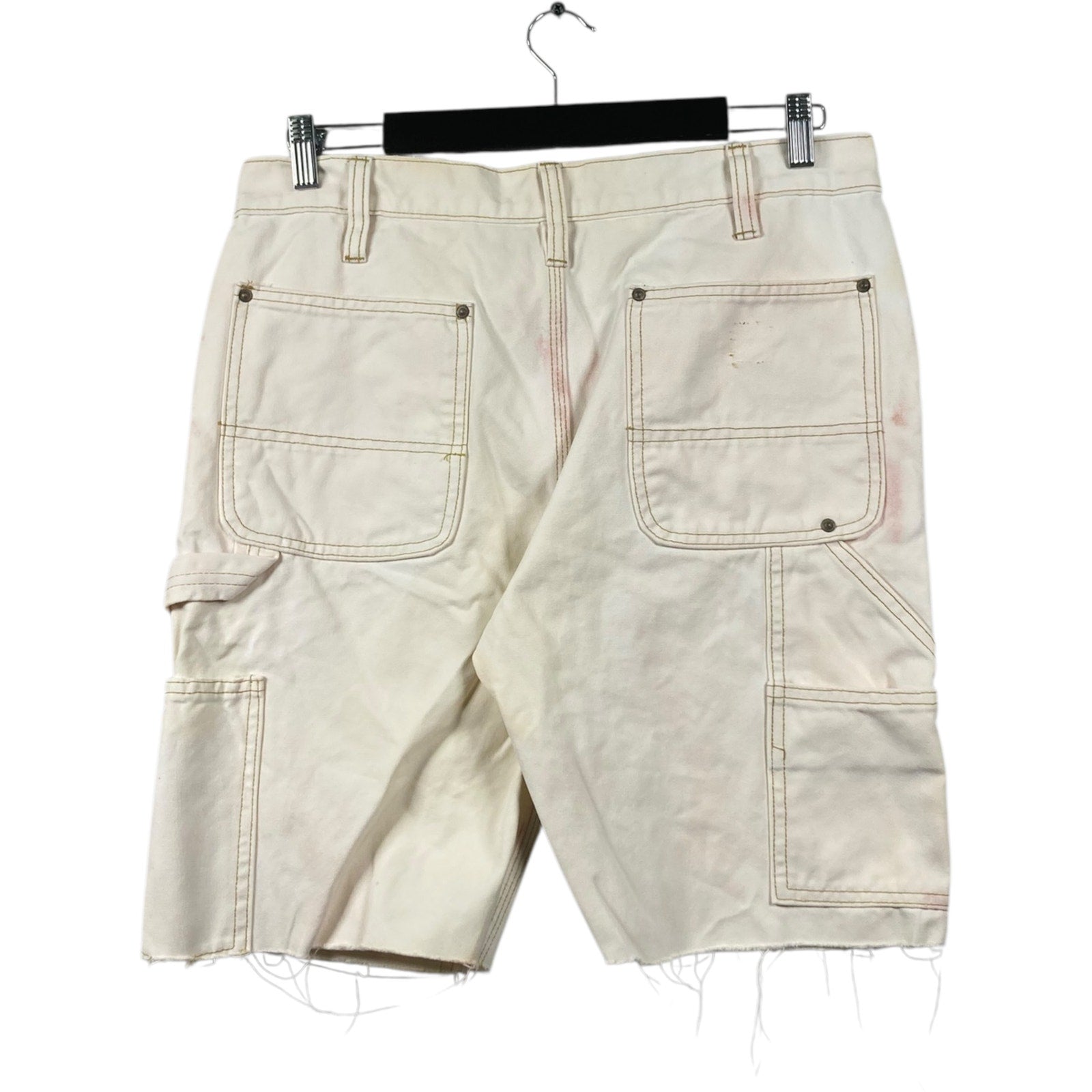 Vintage Carhartt Utility Pockets Cut-out Cargo Shorts 34