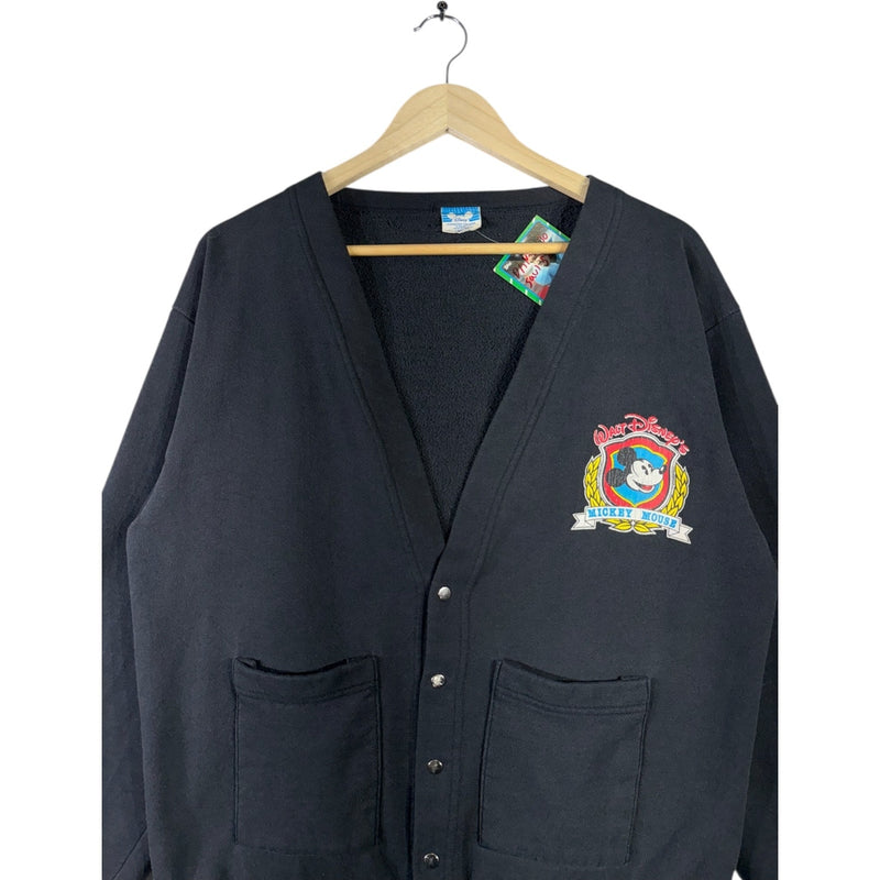 Vintage Walt Disney Mickey Mouse Button Up Cardigan Sweater