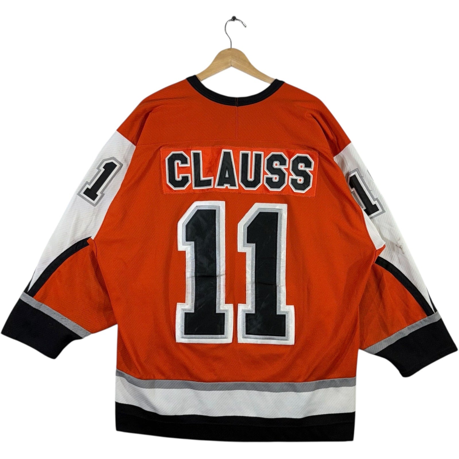 Vintage Blazers #11 Clauss NHL Long Sleeve Jersey