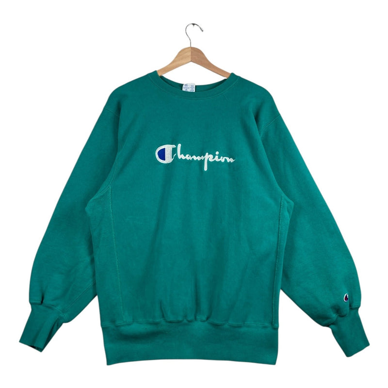 Vintage Champion Reverse Weave Logo Crewneck