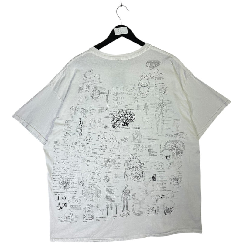 Vintage Blinded By Science Anatomy Diagram T-Shirt