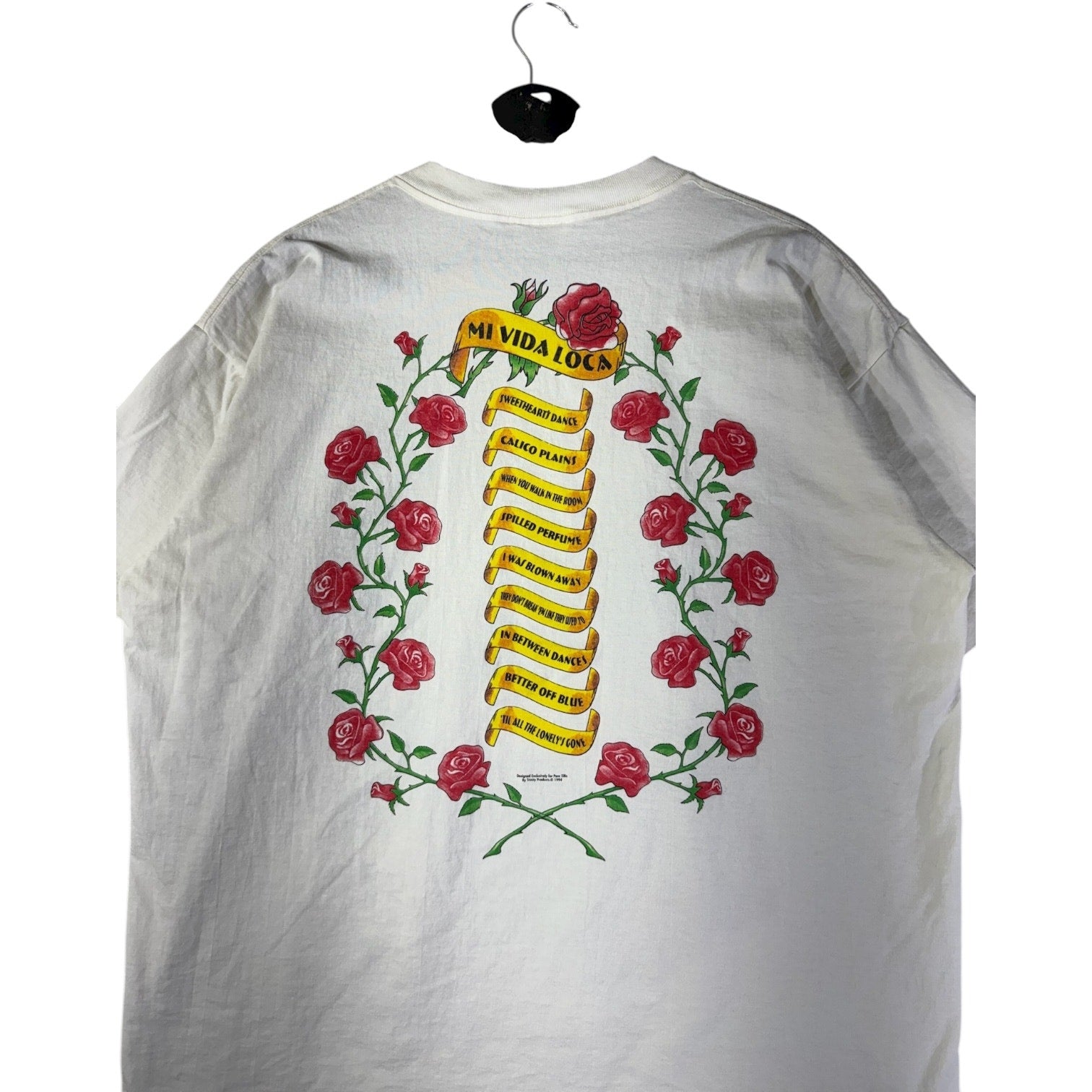 Vintage Pam Tillis Graphic Roses T-Shirt