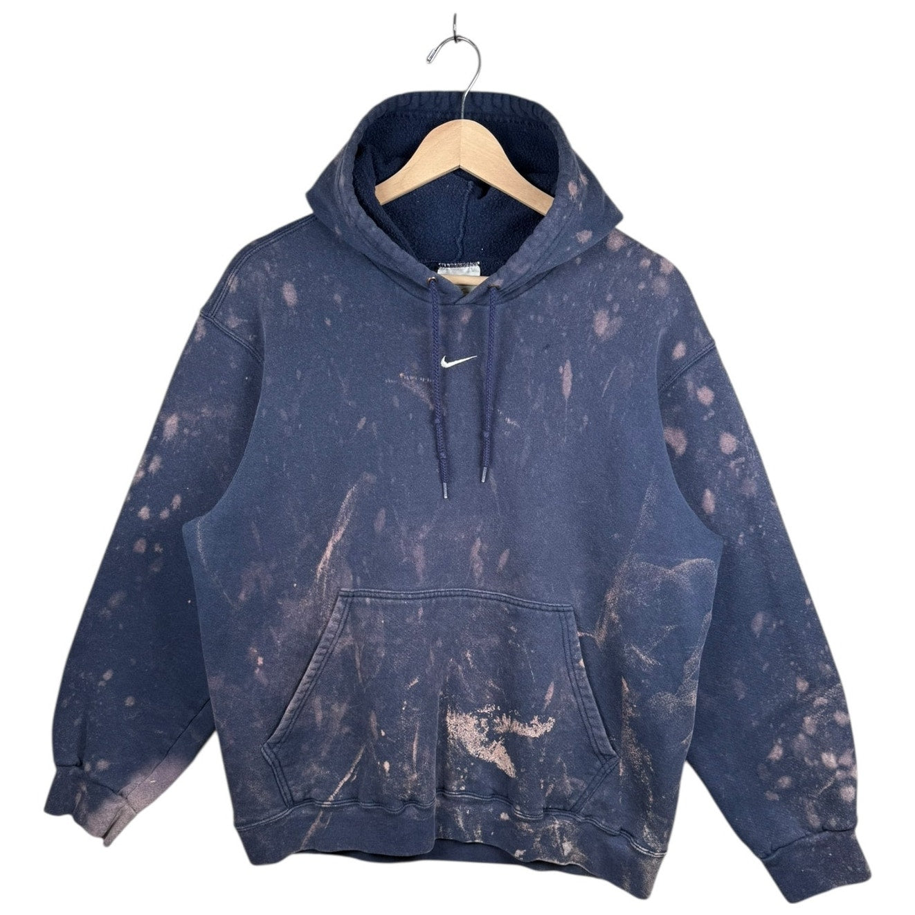 Vintage Nike Center Swoosh Distressed Hoodie