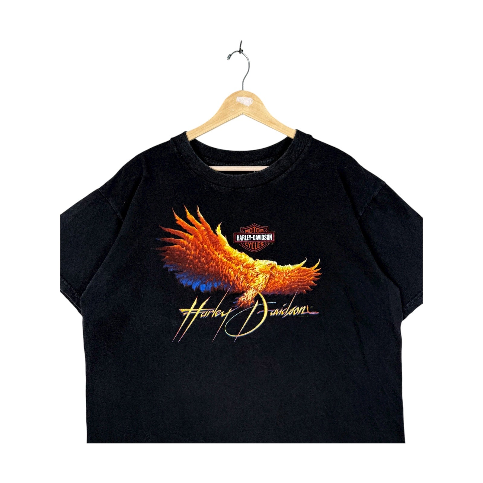 Vintage Harley Davidson Eagle Flame T-Shirt
