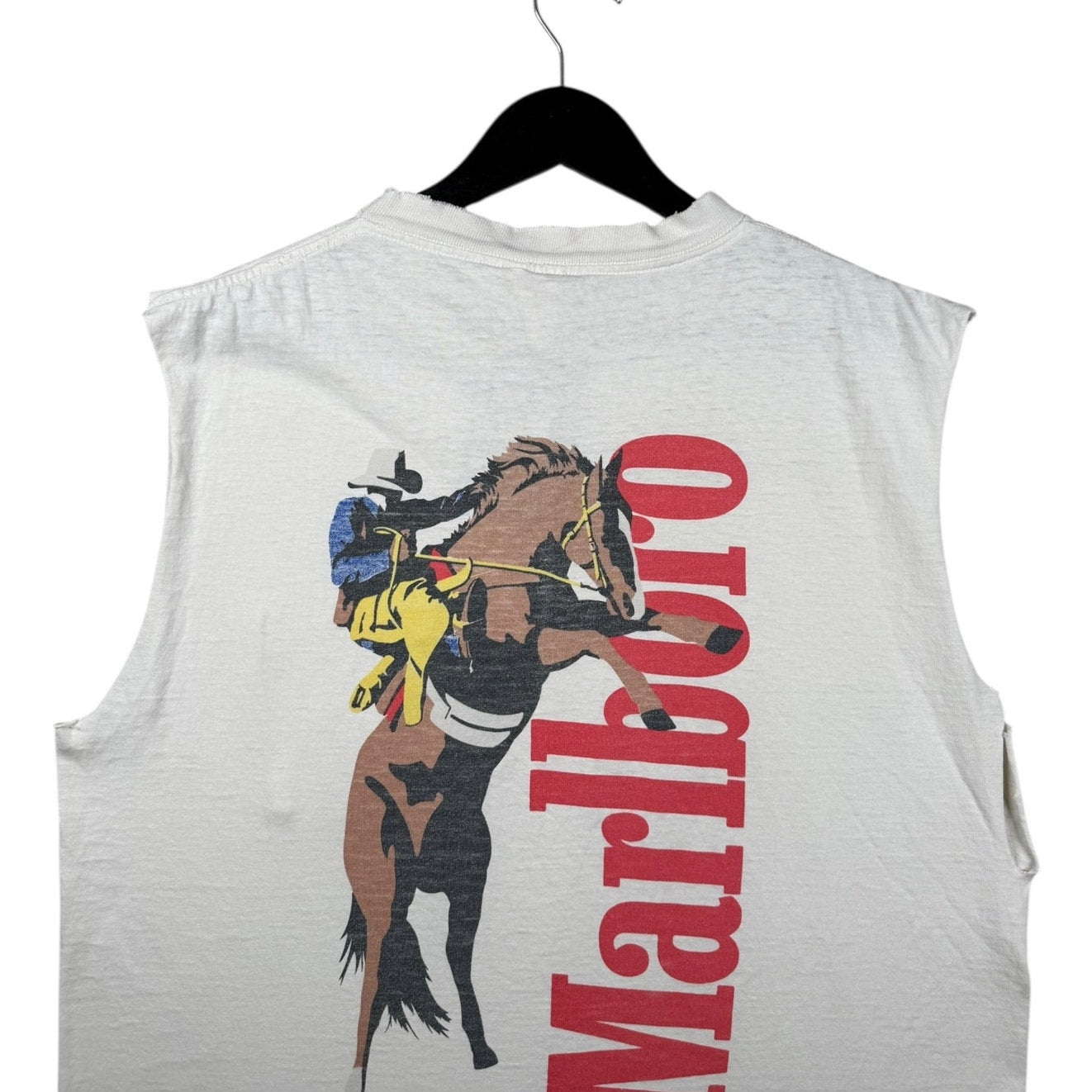 Vintage Marlboro Man Cowboy Horse Graphic Tank Top