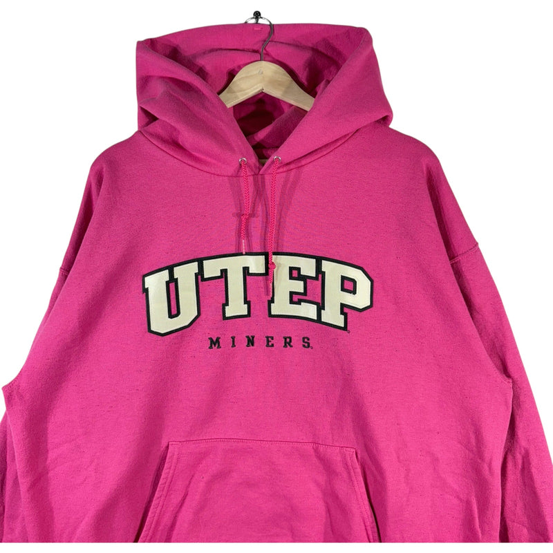 Vintage Champion University of Texas El Paso Miner Hoodie