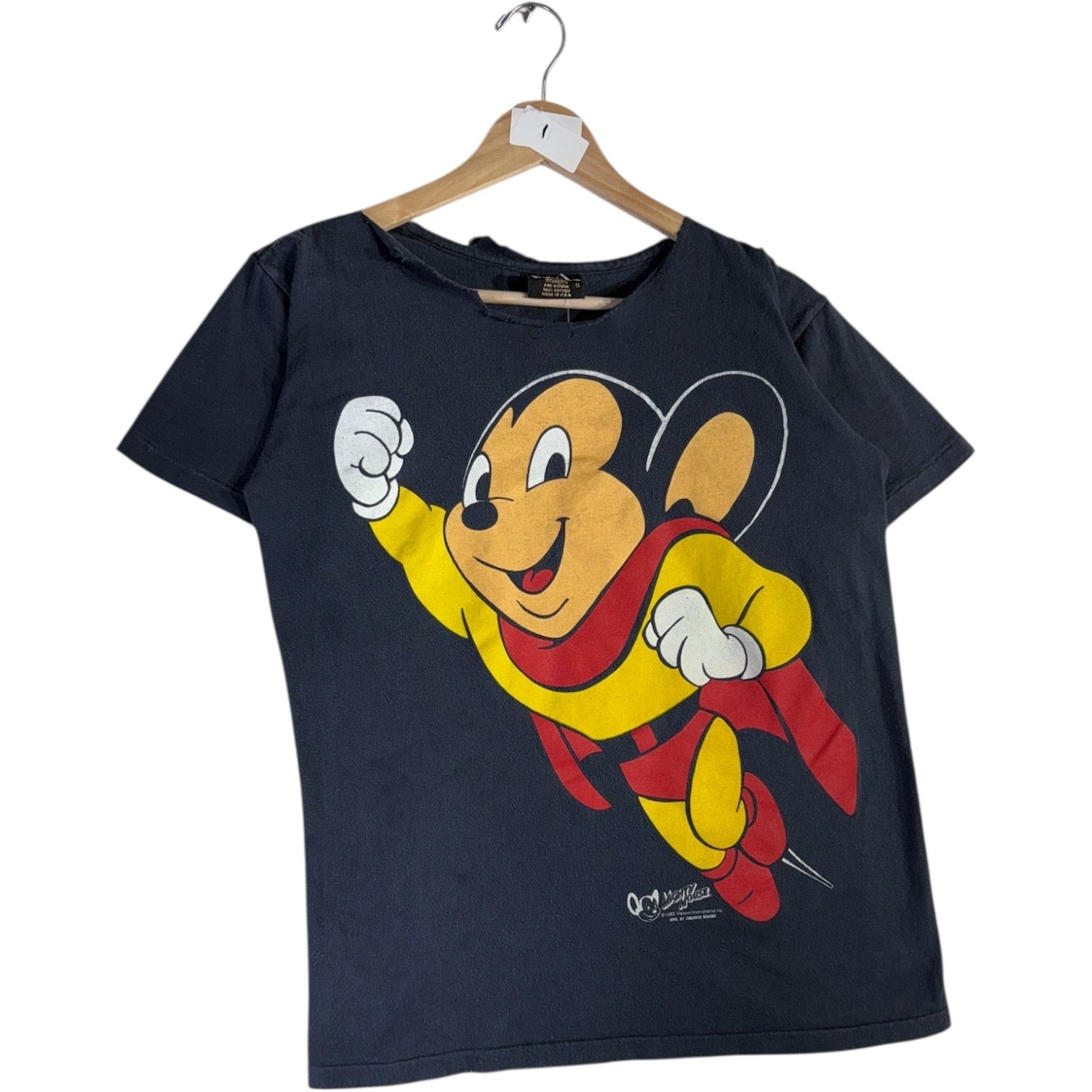 Vintage Mighty Mouse Cartoon T-Shirt