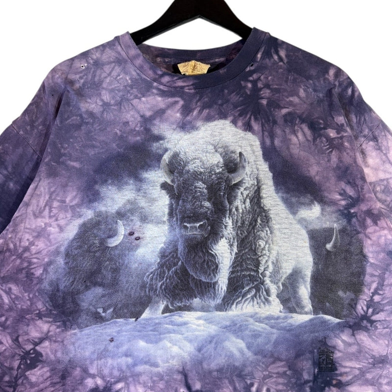 Vintage The Mountain Buffalo Bison Tie Dye T-Shirt