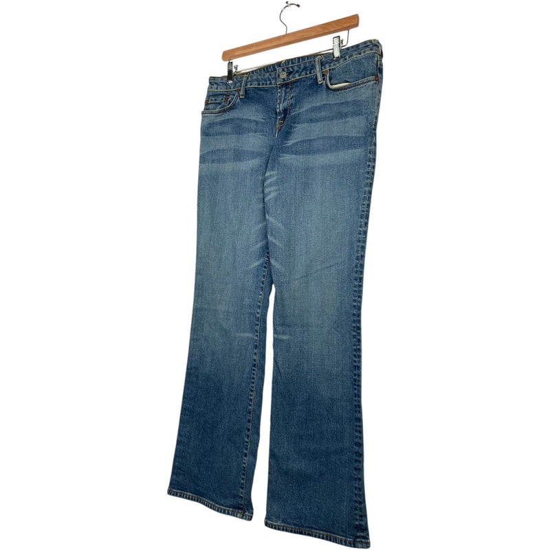 Vintage Evisu Medium Wash Flared Denim Jeans 34