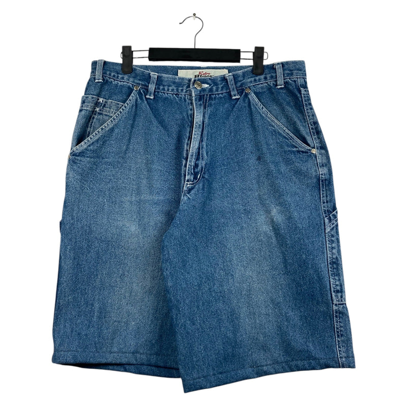 Vintage Retro Blues Denim Shorts 36
