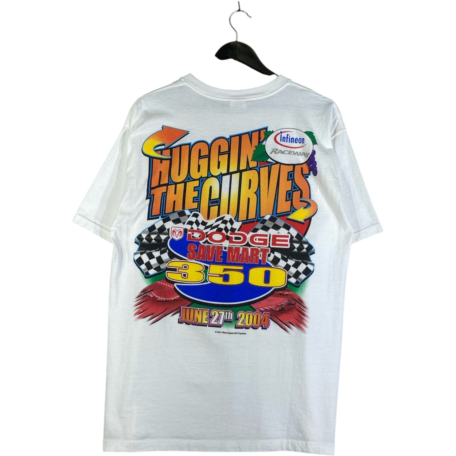Vintage NASCAR Dodge Save Mart 350 T-Shirt