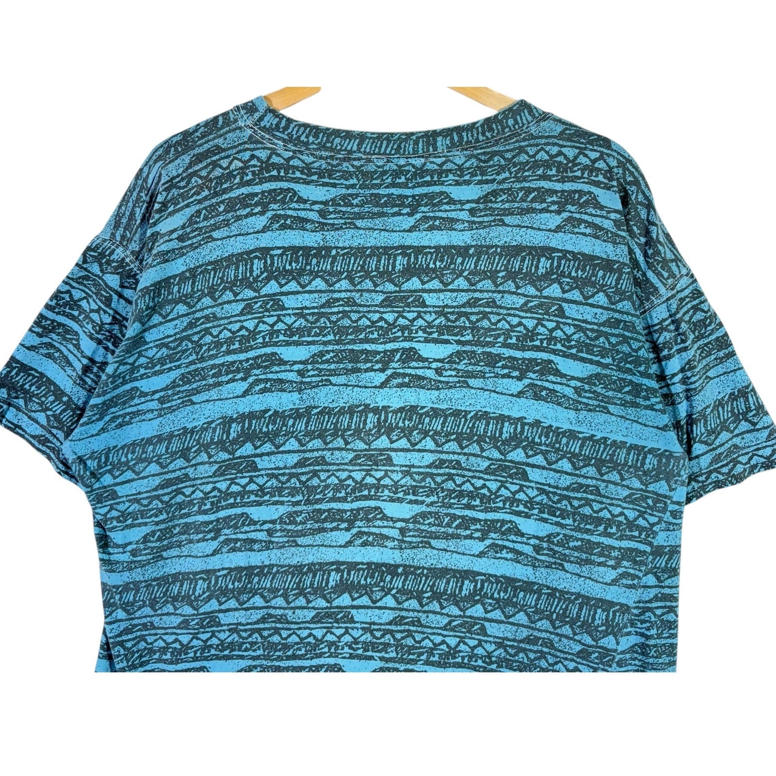 Vintage Abstract All Over Print Surf Tee