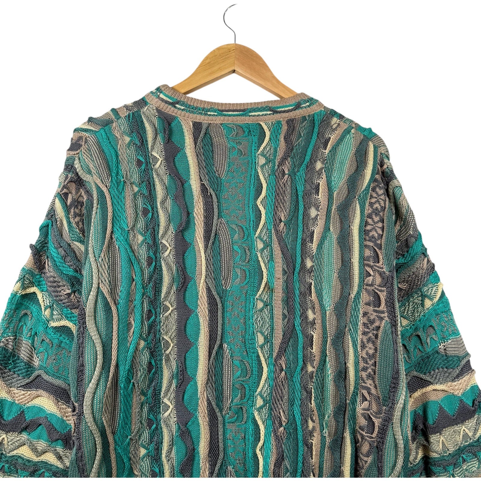 Vintage Coogi 3D Knit Textured Sweater