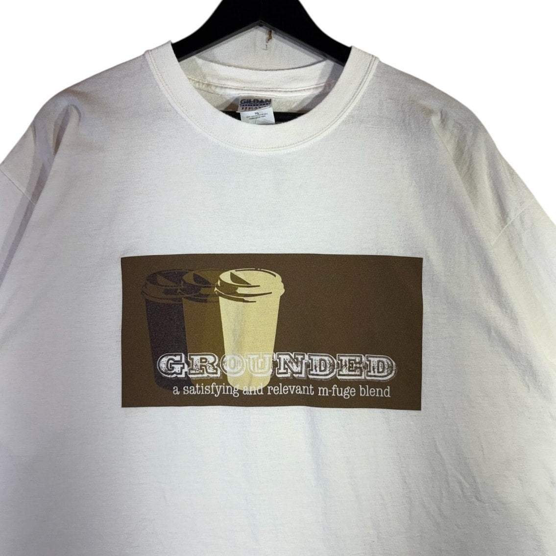 Vintage M-Fuge Grounded Coffee Graphic T-Shirt