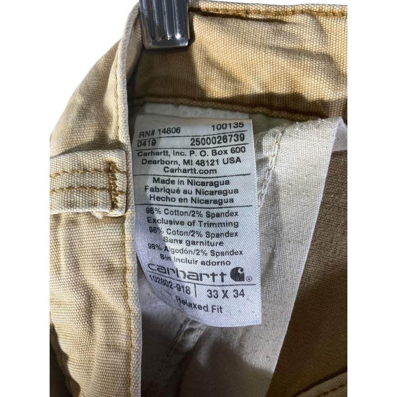 Vintage Carhartt Workwear Utility Double Knee Pants 33