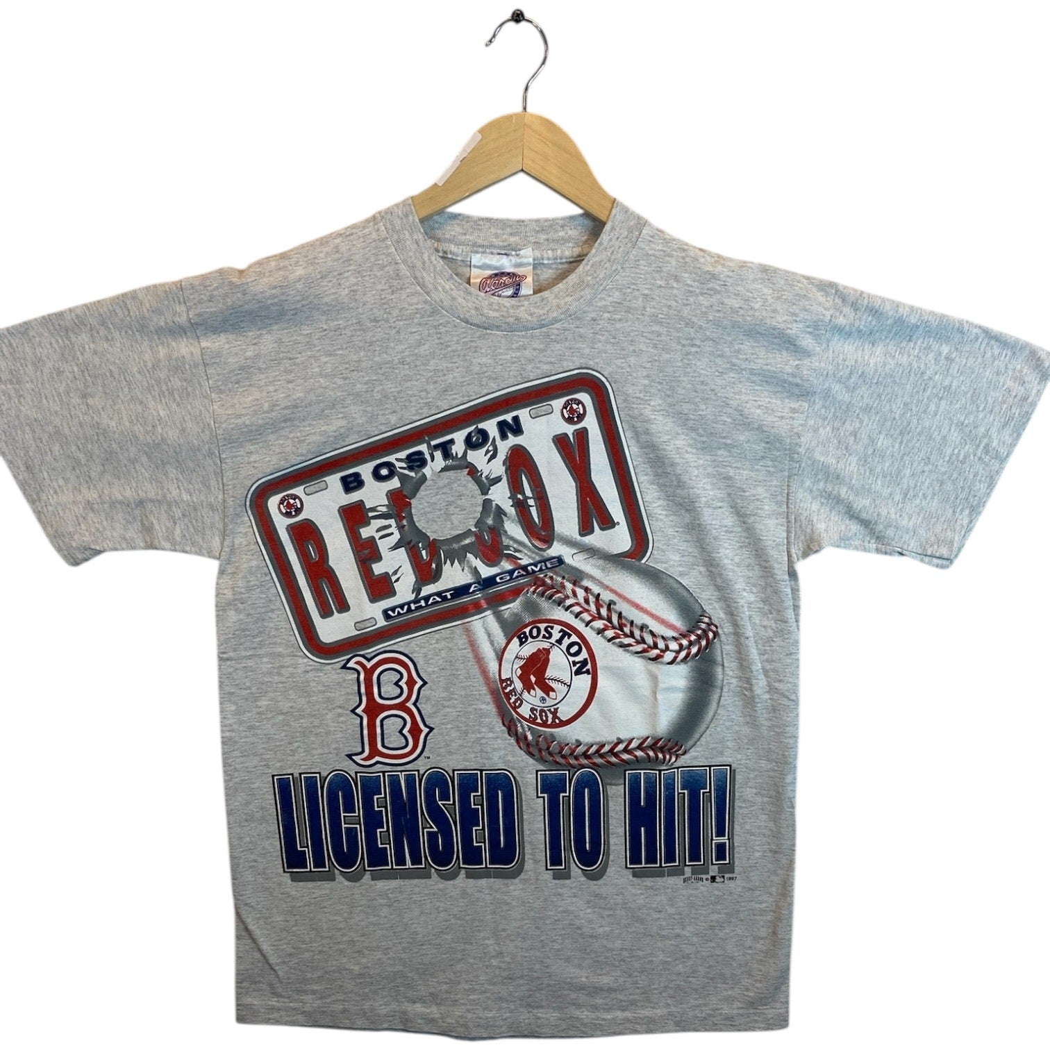 Vintage Boston Red Sox Licensed to Hit MLB T-Shirt